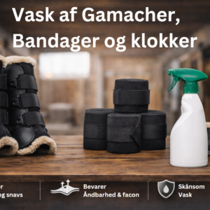 Vask af gamacher, bandager & klokker – pr. par (2 stk.)